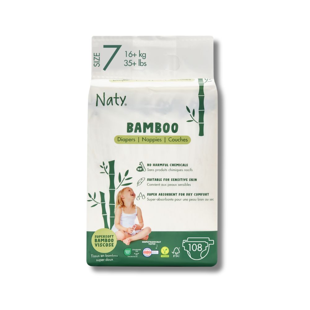 Bamboo viscose nappies Subscription (Size7), , large, Eco by Naty